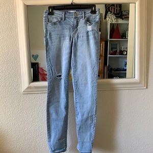 Girls are SQ jeans mid rise skinny size 14